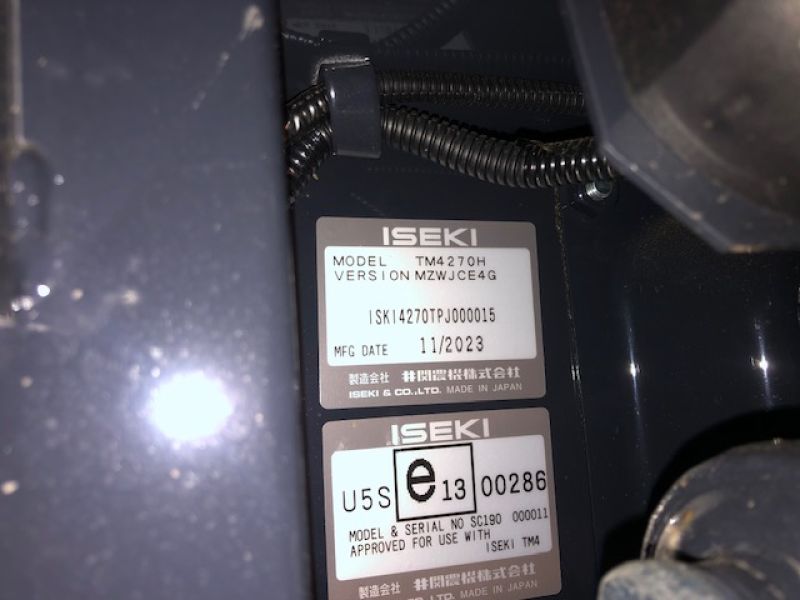 ISEKI - TM4270 COMPACT TRACTOR - Image 2