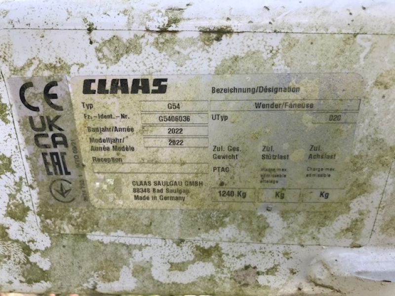 CLAAS - VOLTO 900 TEDDER - Image 6